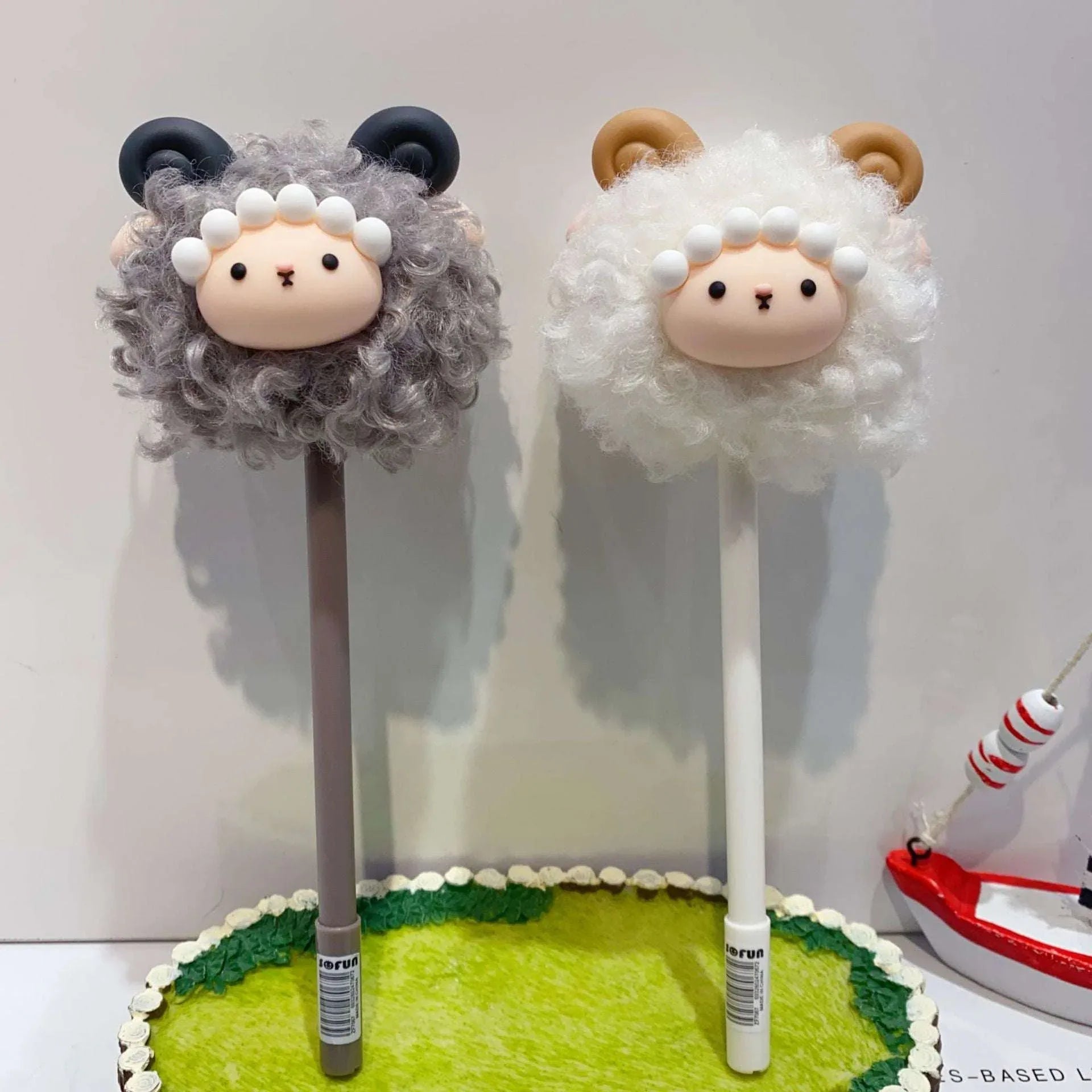 Sheep Plush Gel Pens - MGB Gift Store