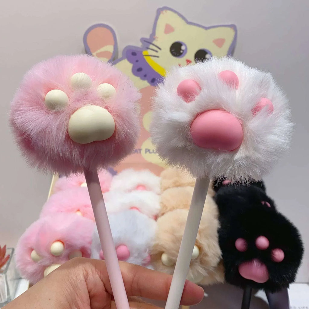 Cat paw plush pens - MGB Gift Store