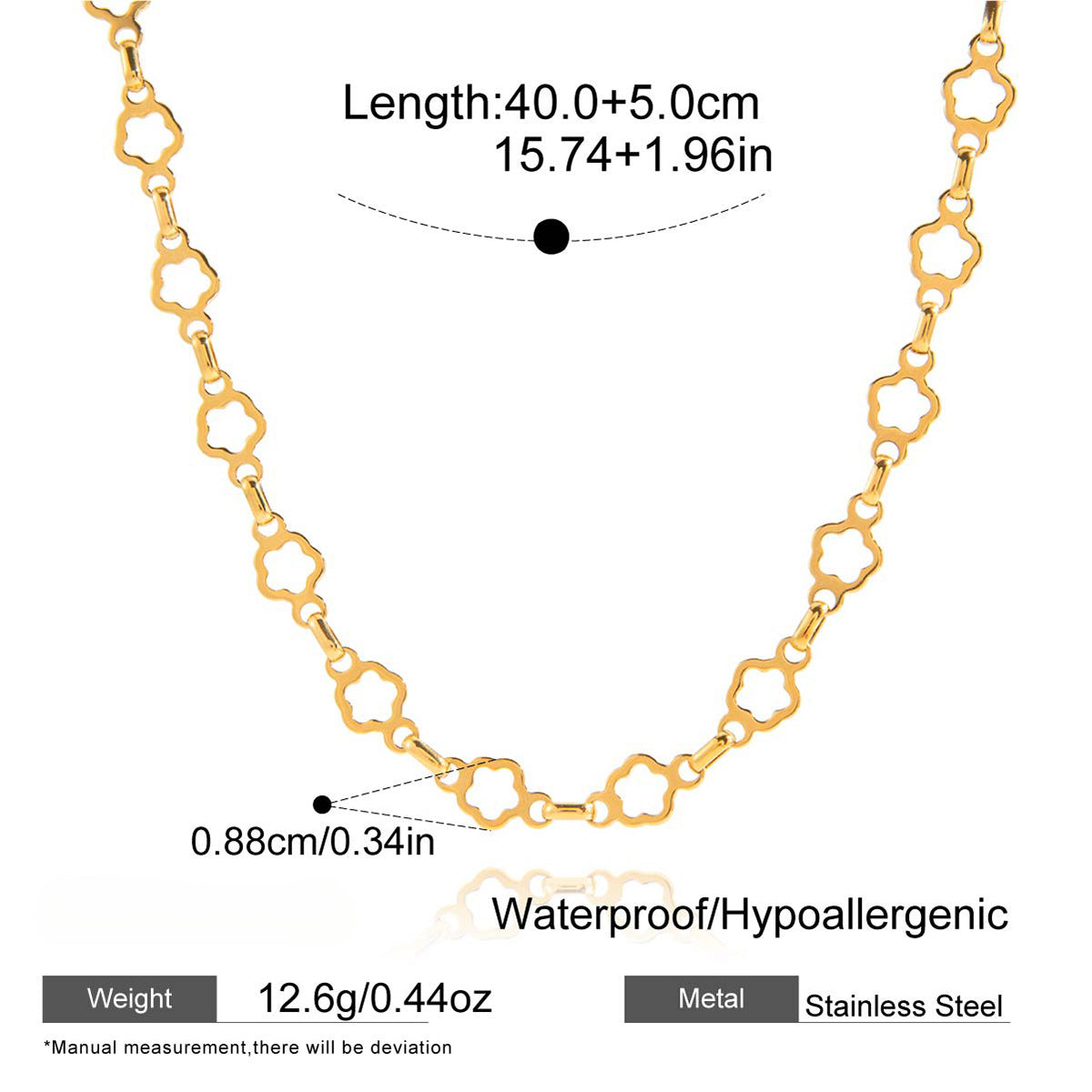 18K Gold-Plated Stainless Steel Bird Necklace