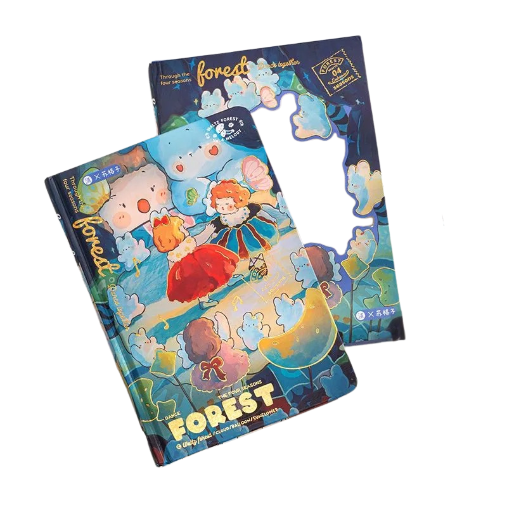 Rabbit Notebook – Faux Leather Cover, Full-Colour Pages