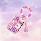 Beaded Wallet & Bracelet Tassel Set – Flower Edition 🌸 - MGB Gift Store
