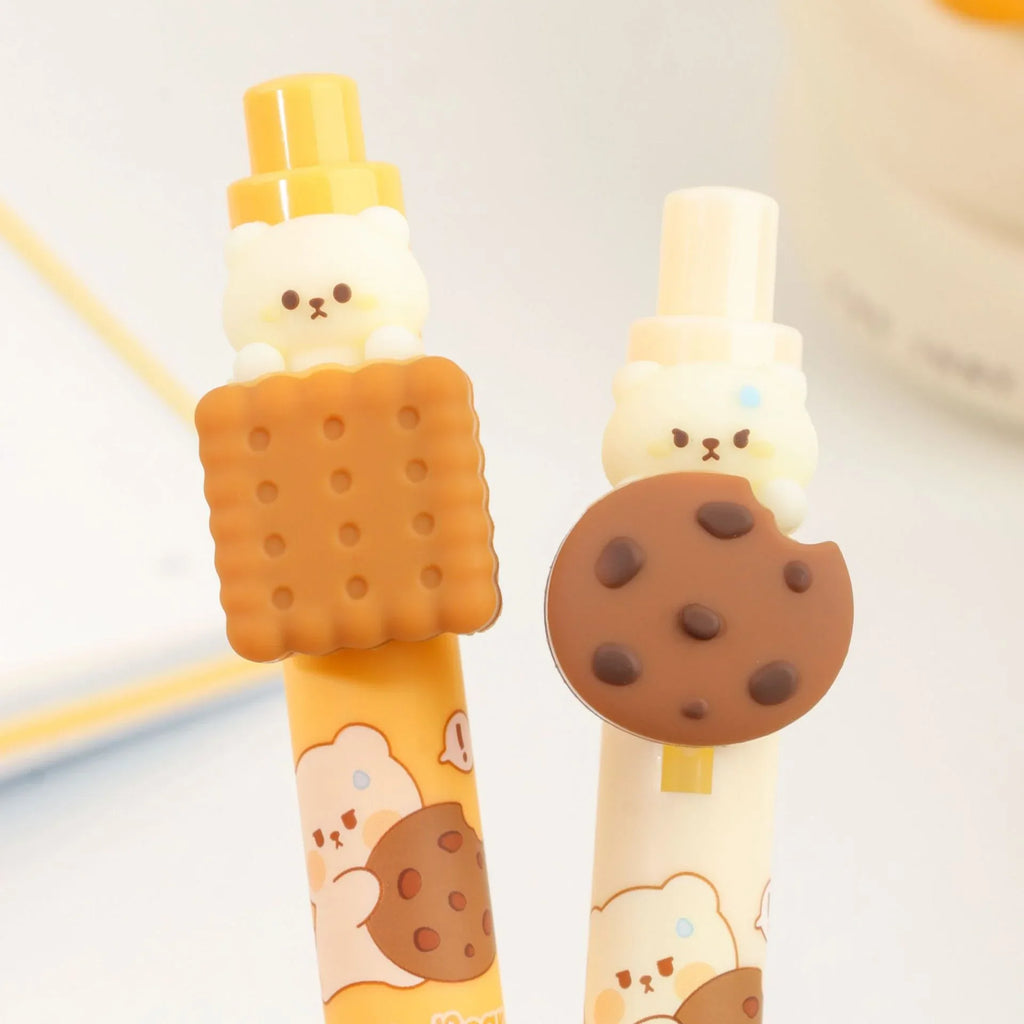 Cute Bear Peekaboo Cookie Gel Pen 0.5mm - MGB Gift Store