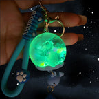 Sakura Glow-in-the-Dark Liquid Bottle Keychain – Multi Colours - MGB Gift Store