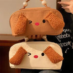 Big-Ear Dog Makeup Bag – Large Waterproof Travel Cosmetic Pouch - MGB Gift Store