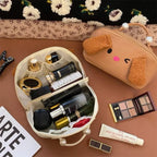 Big-Ear Dog Makeup Bag – Large Waterproof Travel Cosmetic Pouch - MGB Gift Store