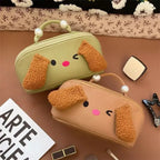 Big-Ear Dog Makeup Bag – Large Waterproof Travel Cosmetic Pouch - MGB Gift Store
