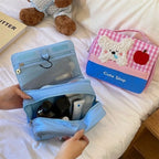 Cute Puppy Cosmetic Bag – Large Capacity Travel Pouch - MGB Gift Store