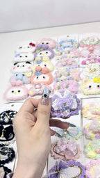 Handmade Kawaii Hair Clips – Choose Cream or Crochet Style - MGB Gift Store