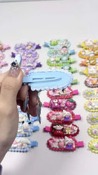Handmade Kawaii Hair Clips – Choose Cream or Crochet Style - MGB Gift Store