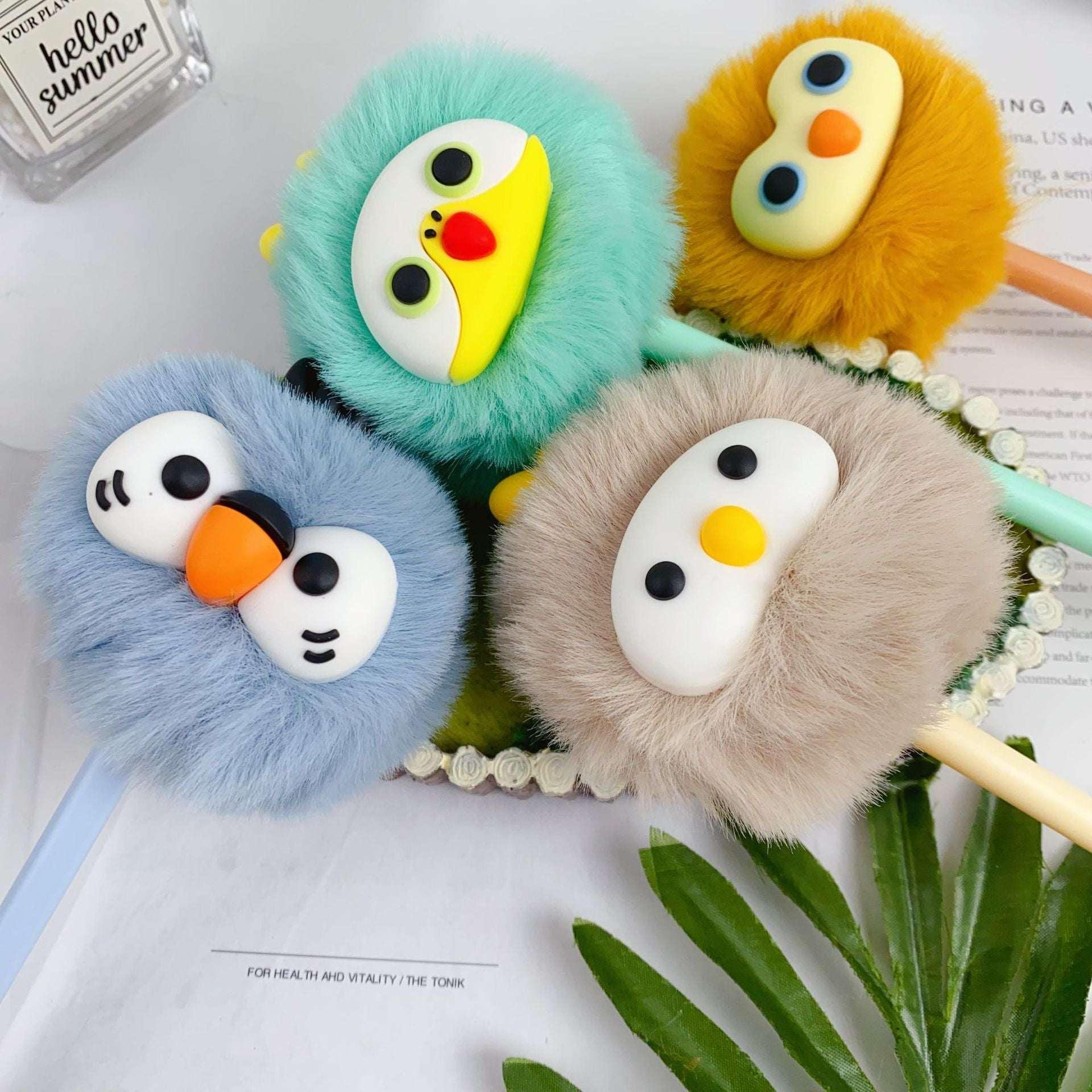 Little Chubby Bird Plush Gel Pens - MGB Gift Store
