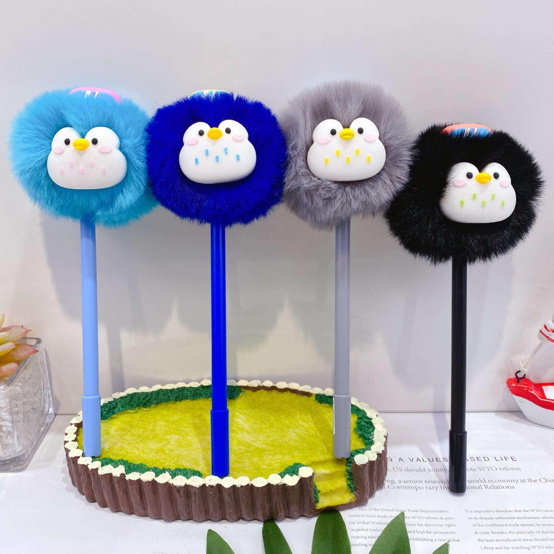 Penguin Plush Gel Pens - MGB Gift Store