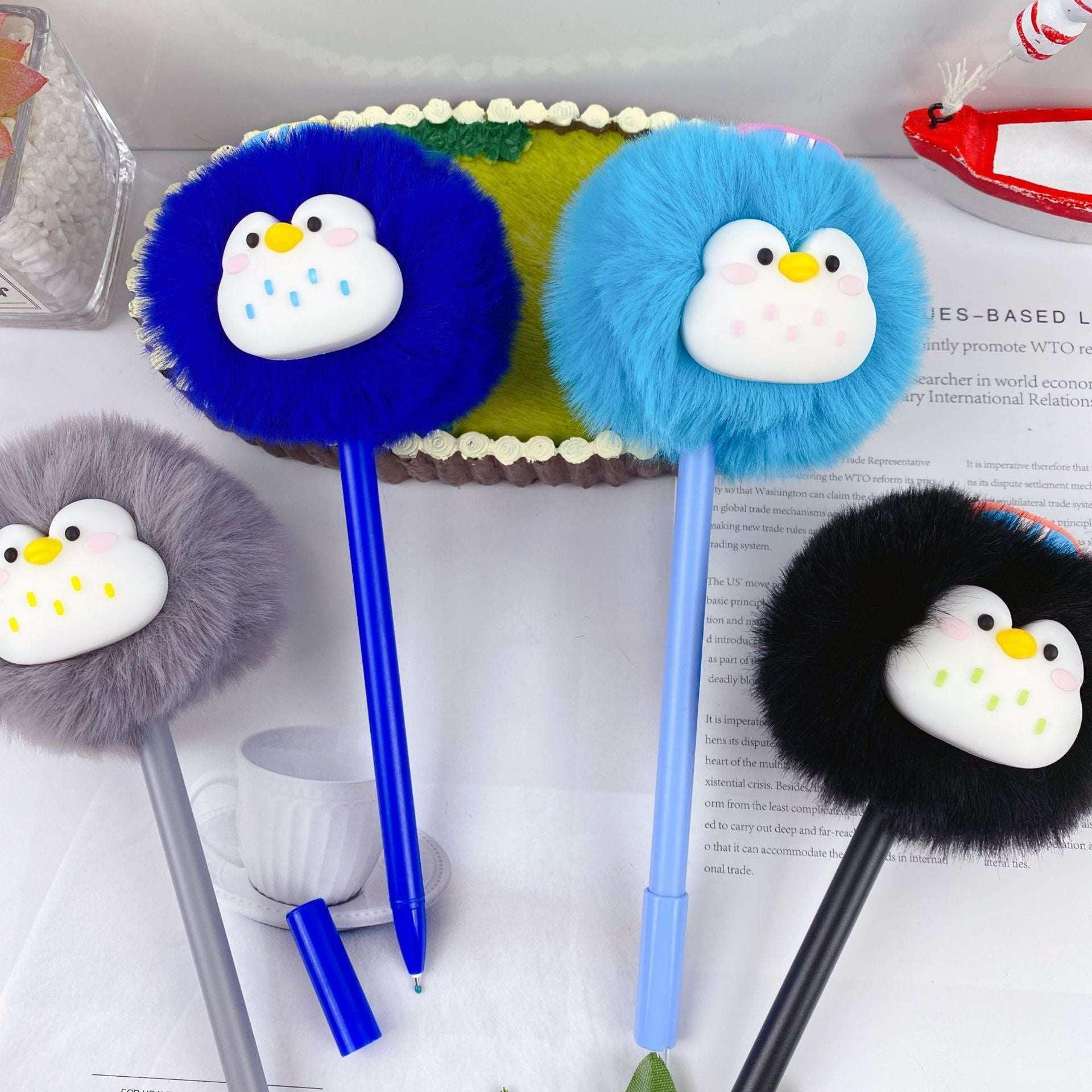Penguin Plush Gel Pens - MGB Gift Store