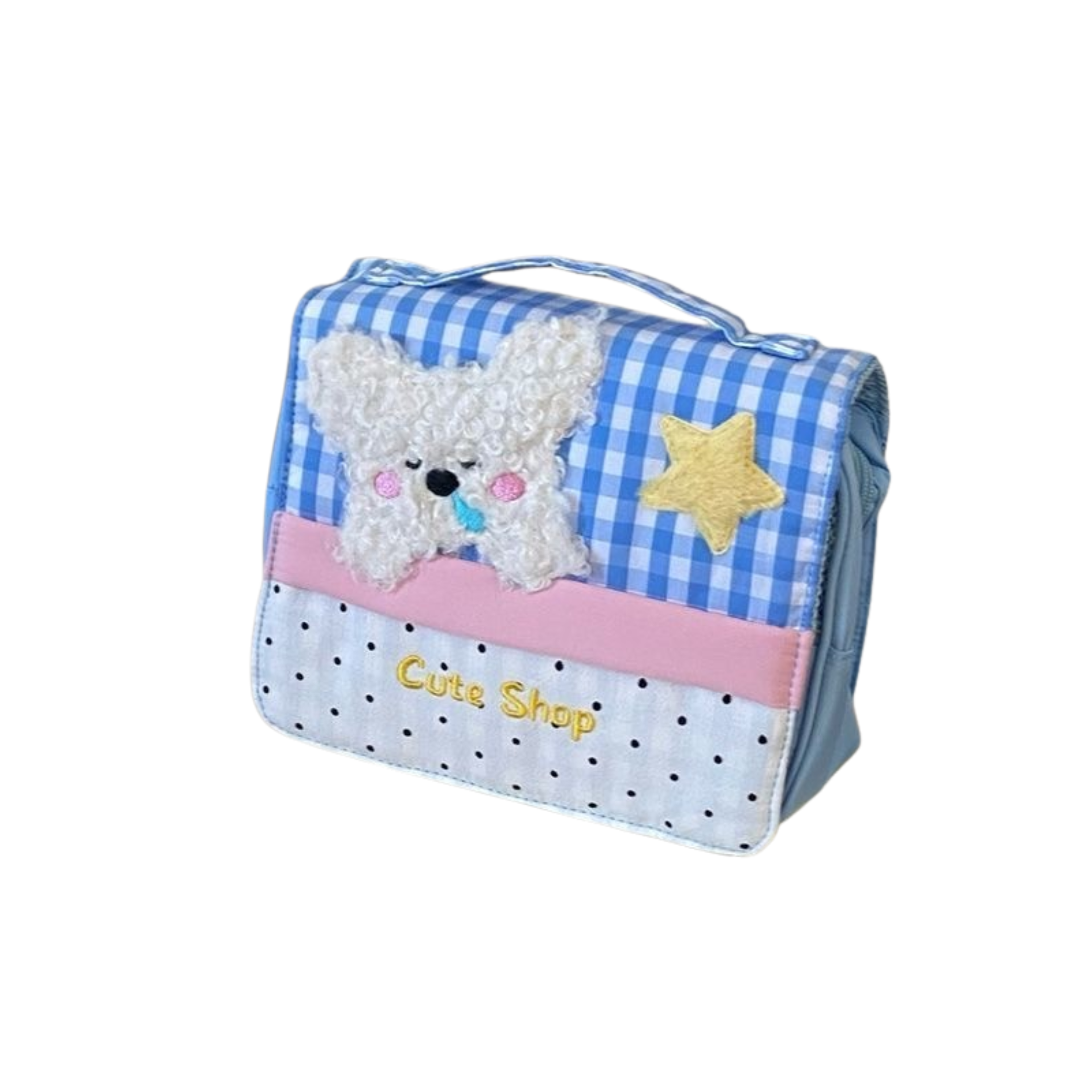 Cute Puppy Cosmetic Bag – Large Capacity Travel Pouch