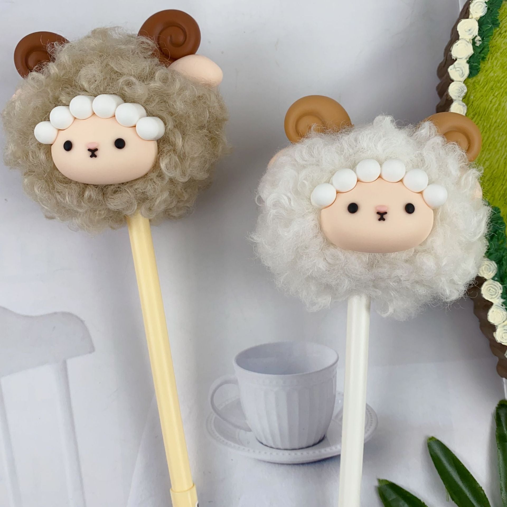 Sheep Plush Gel Pens