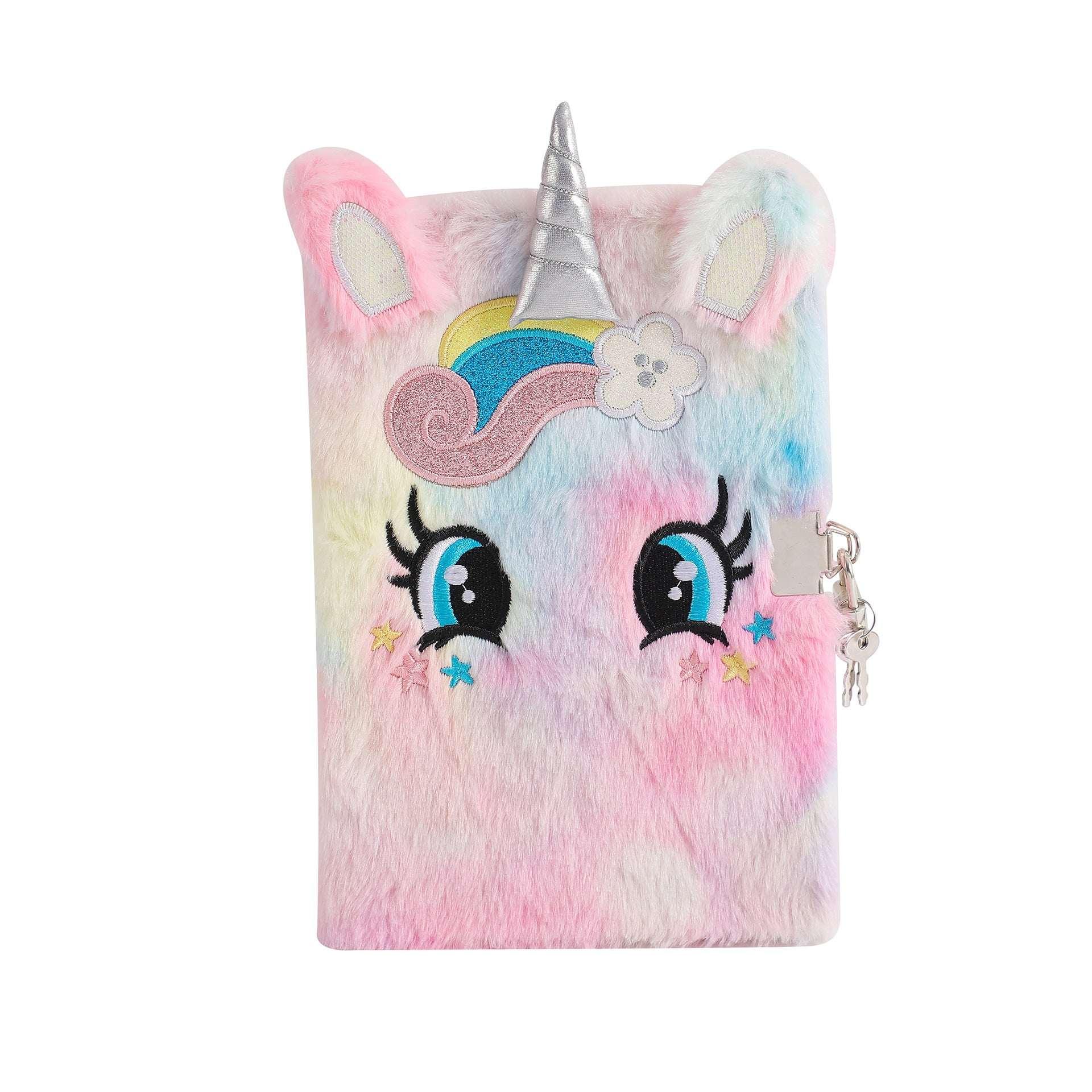 Unicorn Plush Notebook – Cute Diary - MGB Gift Store
