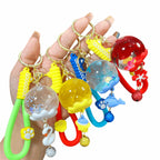 Sakura Glow-in-the-Dark Liquid Bottle Keychain – Multi Colours - MGB Gift Store