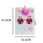 Unicorn Plush Notebook – Cute Diary - MGB Gift Store