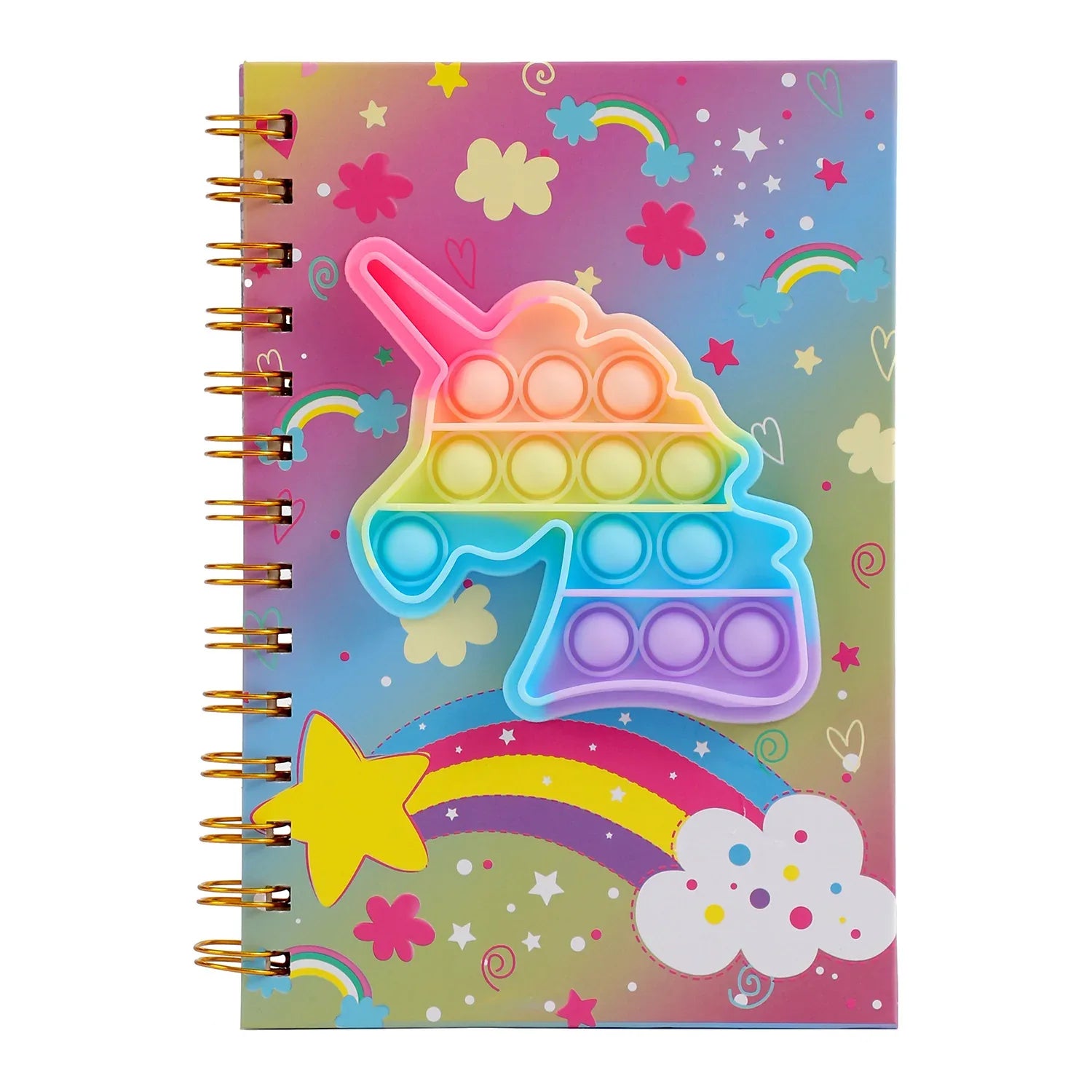 Unicorn/Ice Cream Hardcover Spiral Notebook - MGB Gift Store