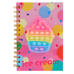 Unicorn/Ice Cream Hardcover Spiral Notebook - MGB Gift Store