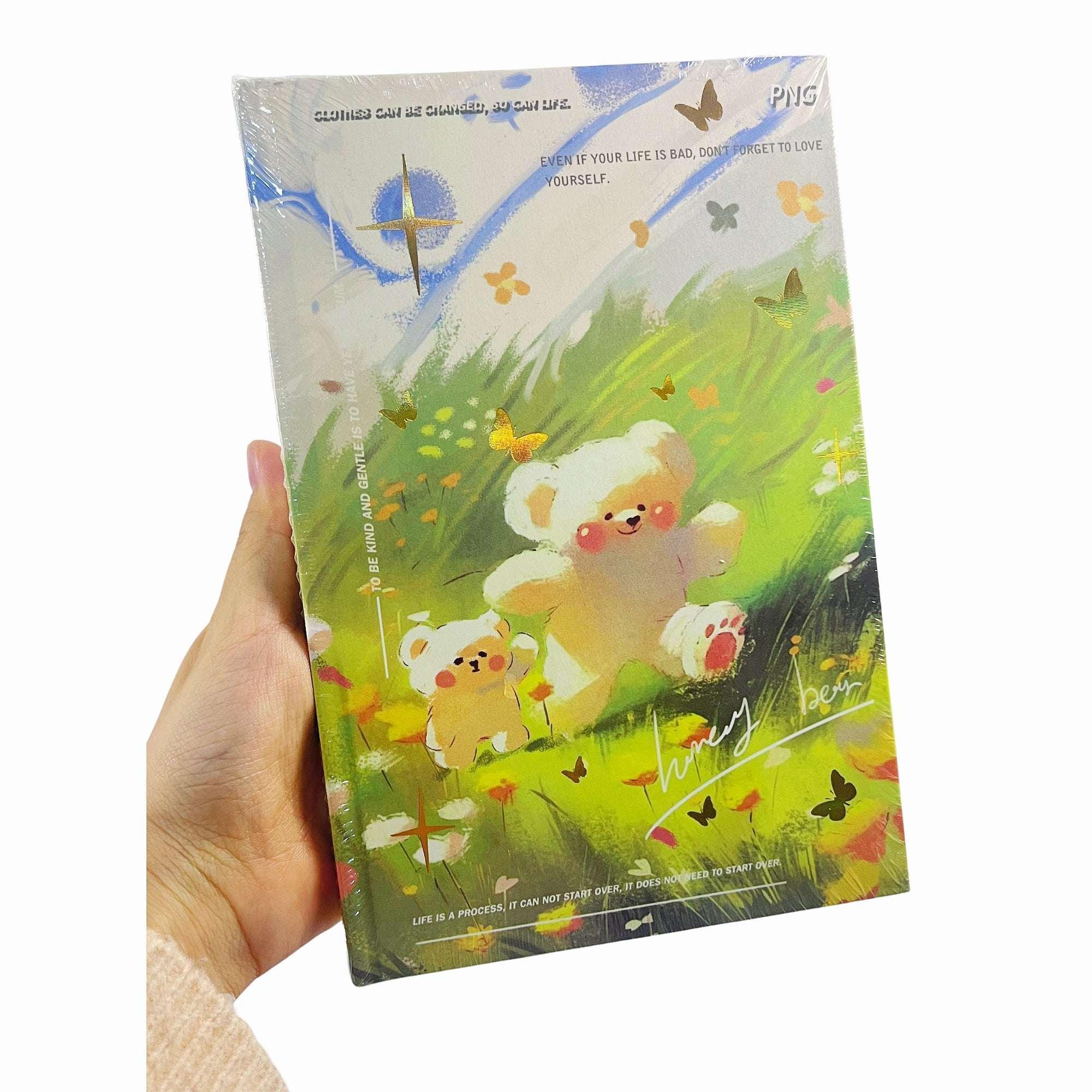 A5 Kawaii Bear Full-Colour Hardcover Notebook - MGB Gift Store
