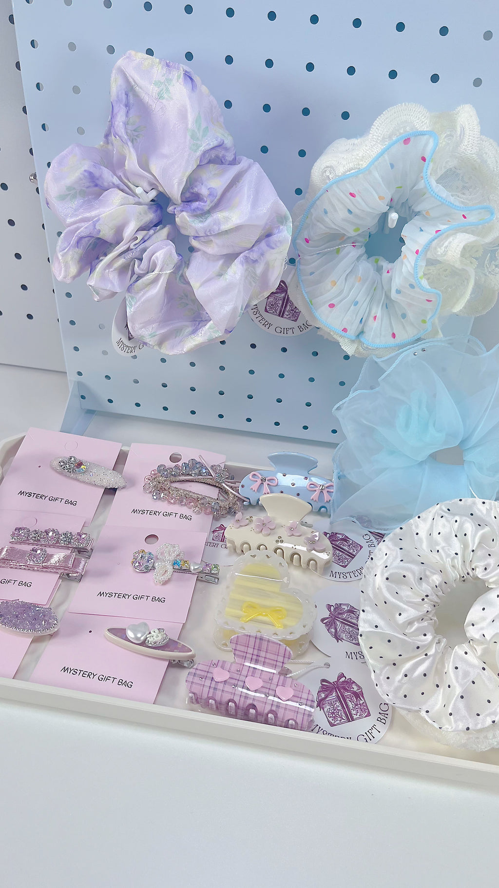 Hair Accessories Lucky Bag — Handmade Hair Clips, Claw Clips & Scrunchies