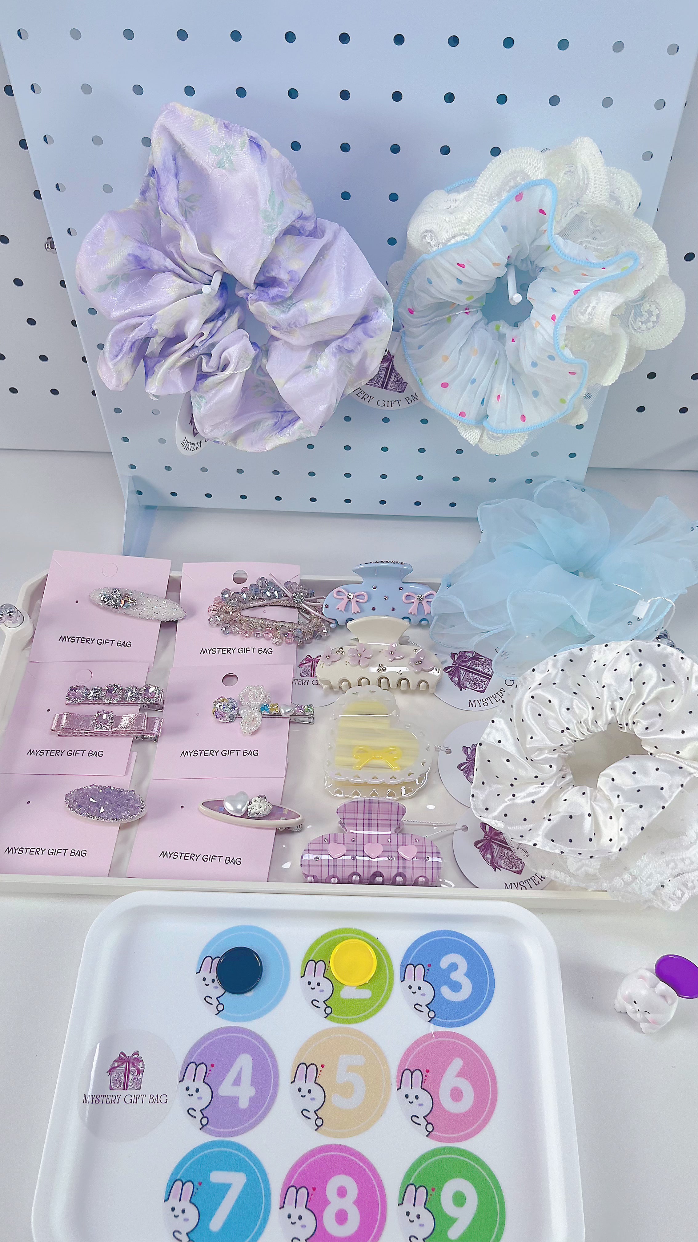 Hair Accessories Lucky Bag — Handmade Hair Clips, Claw Clips & Scrunchies