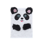 Panda plush notebook - Soft plush cover - MGB Gift Store