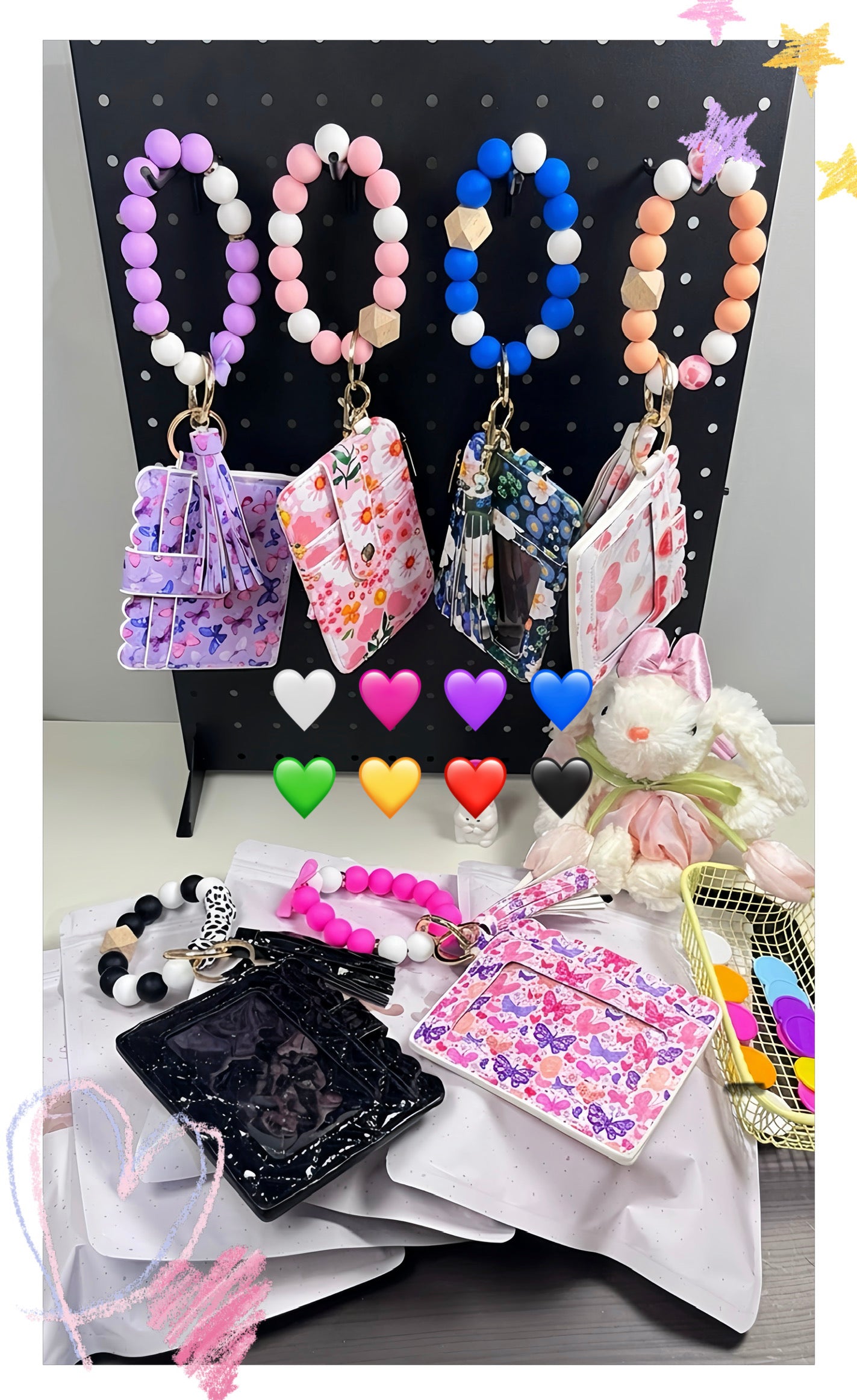 Mystery Bags – Beaded Wallet & Bracelet Tassel Set Edition
