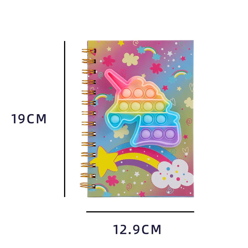 Unicorn/Ice Cream Hardcover Spiral Notebook - MGB Gift Store