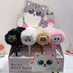 Kitty Fluffy Plush Gel Pens - MGB Gift Store
